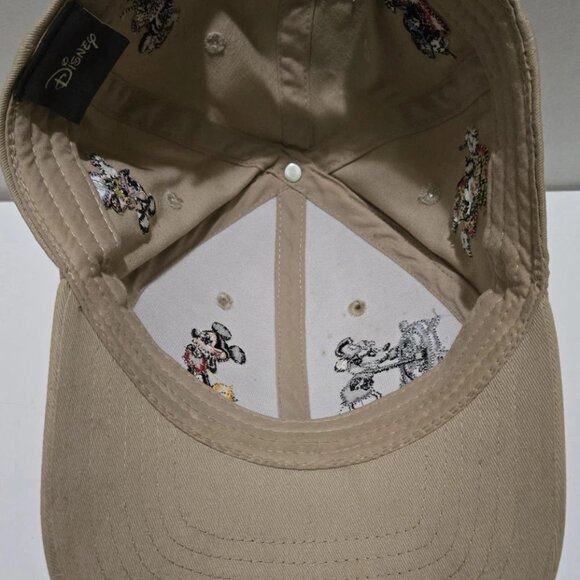 Disney Mickey Mouse Vintage Embroidered Hat Through The Years Adjustable - Picture 4 of 5